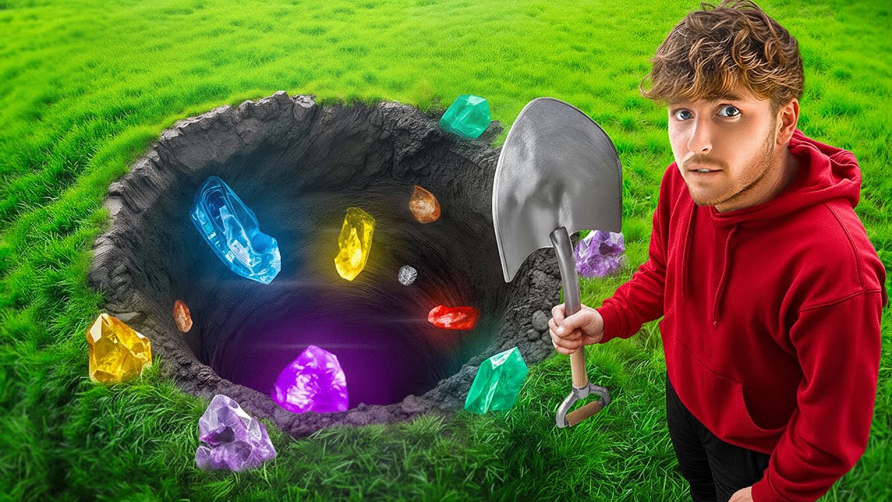 I Dug to the CENTER OF THE EARTH and Found This.. backdrop