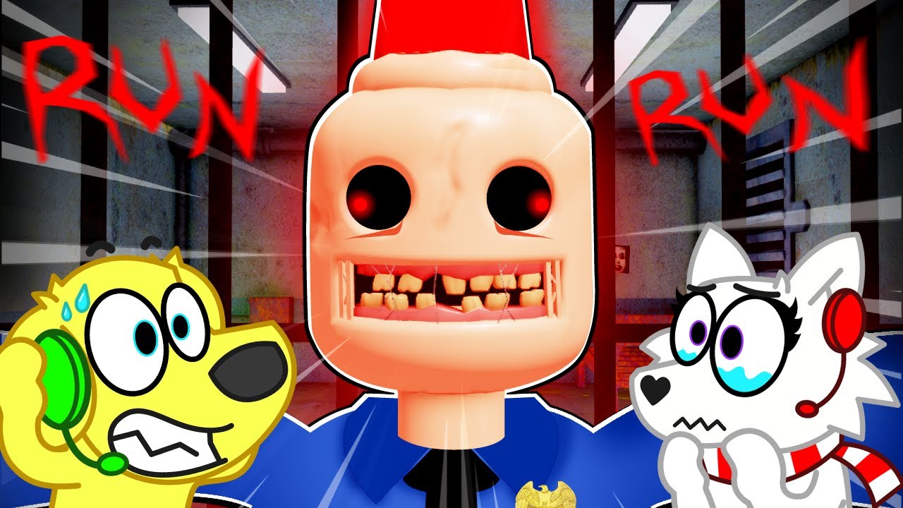 Roblox ESCAPE SIREN COP PRISON OBBY GOES WRONG!! background