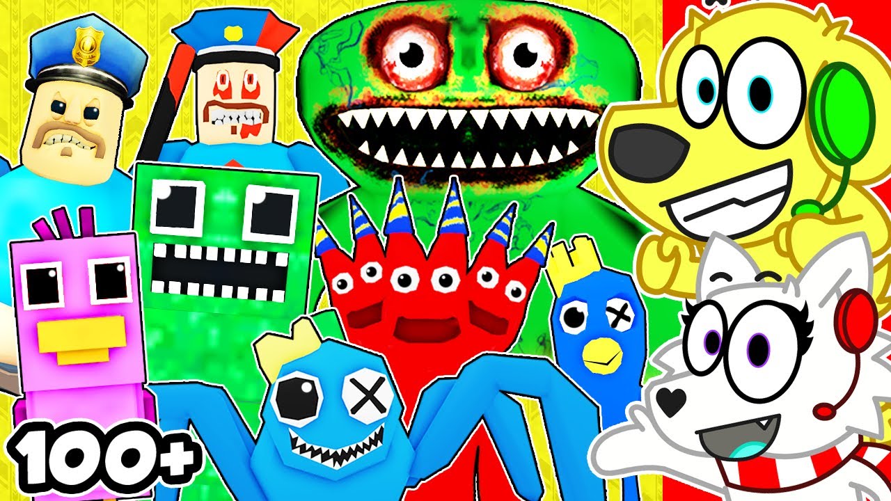 WE FOUND 100+ ROBLOX BACKROOMS MORPHS! (Rainbow Friends, Garten of Banban & More!) background