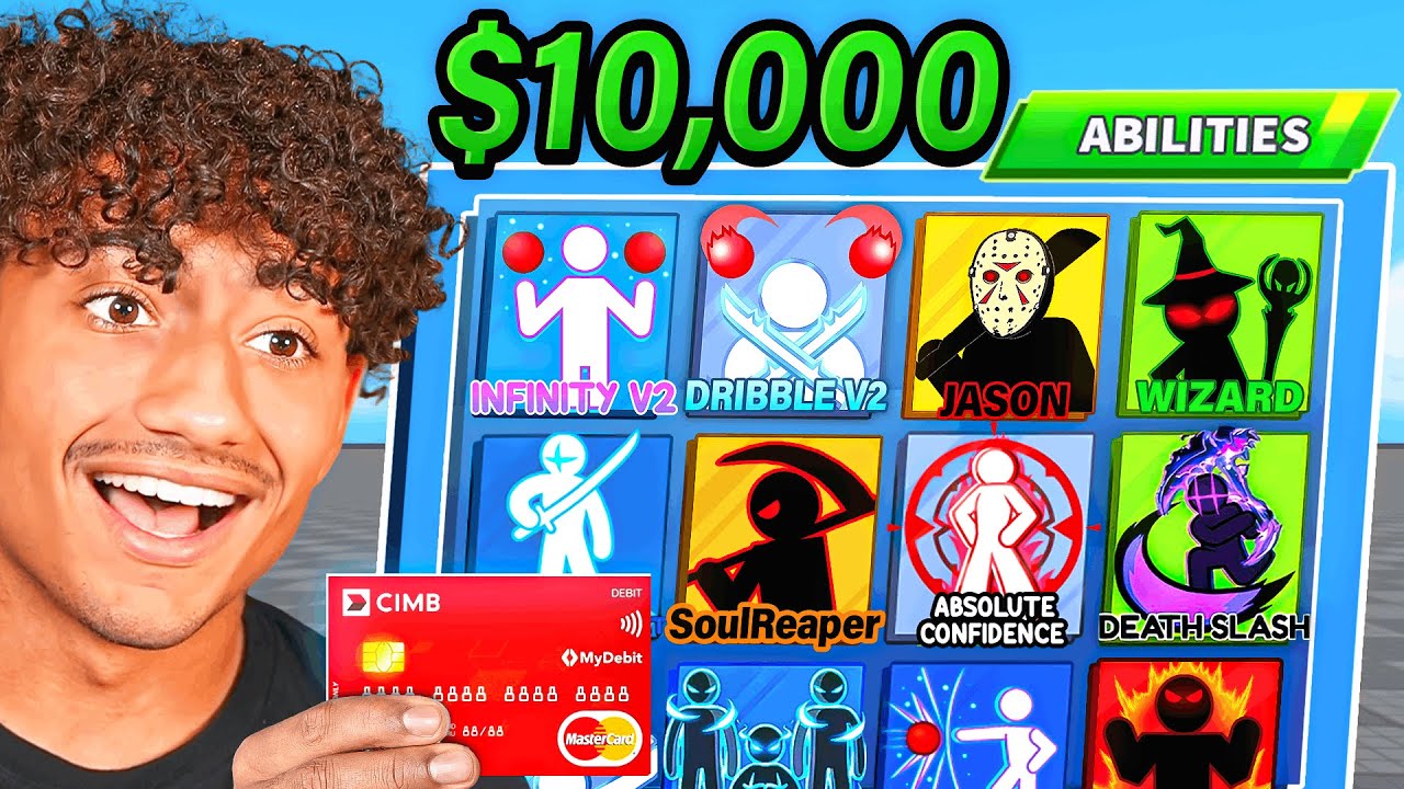 $1 Vs $10,000 Account In Roblox Blade Ball..