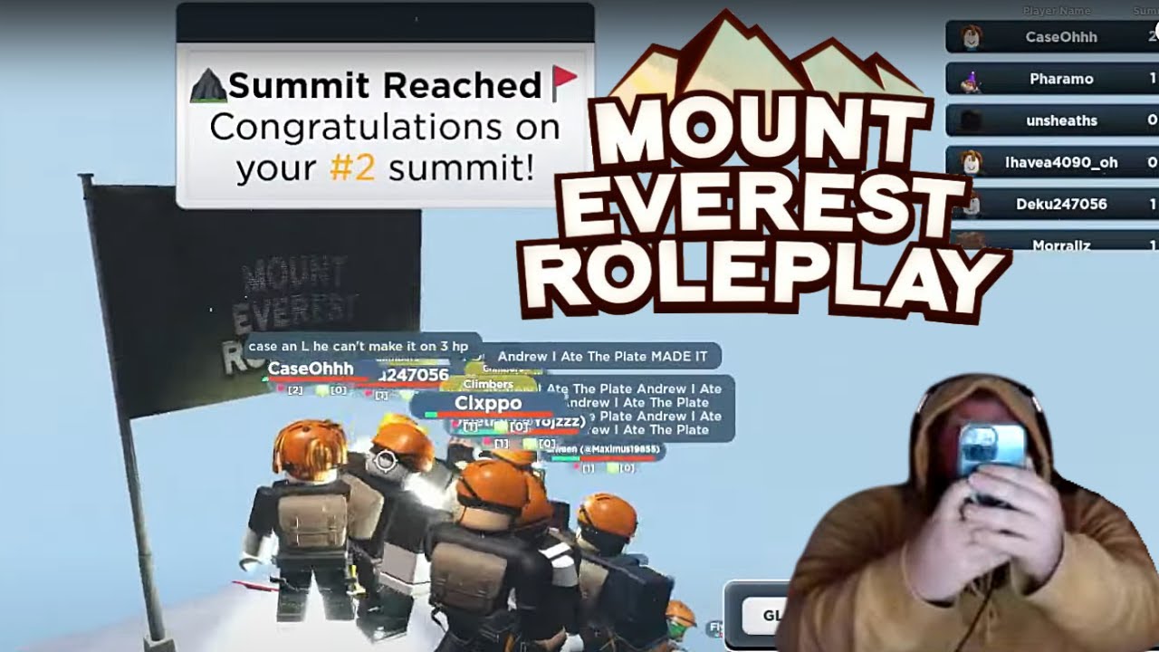 Beating Mt. Everest (ROBLOX) background