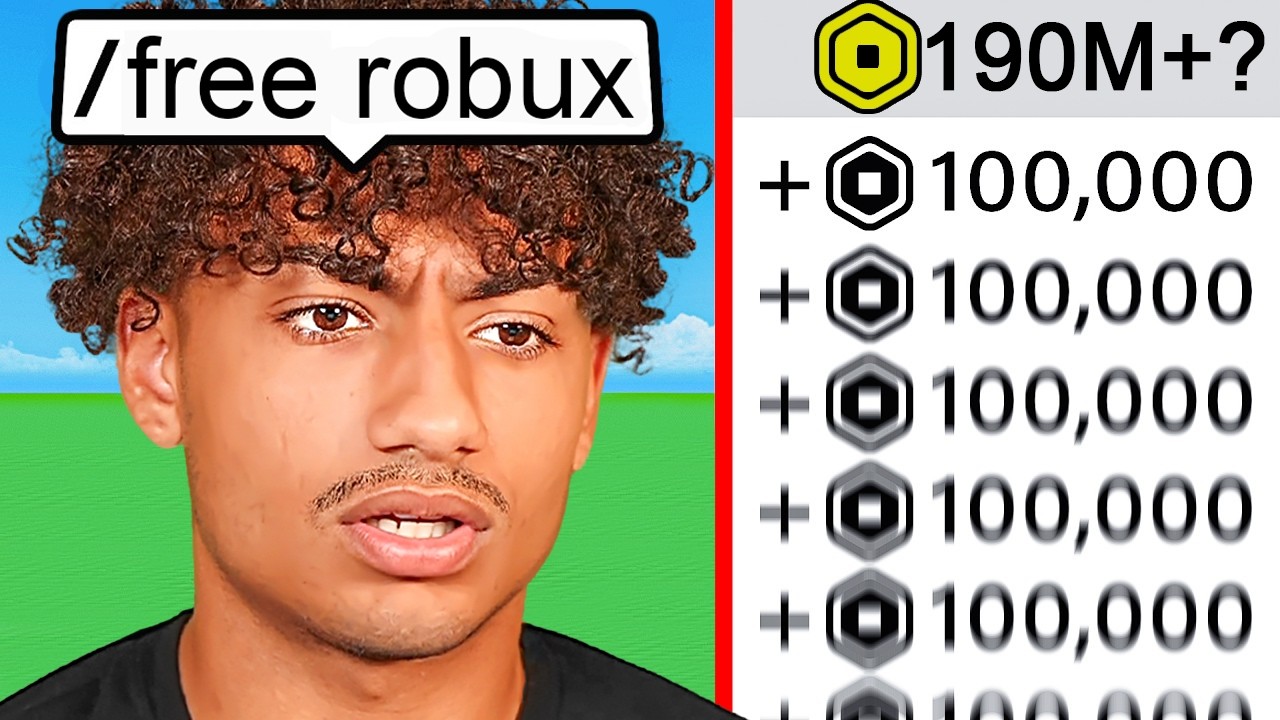 Testing Roblox Games That PROMISE FREE ROBUX.. background