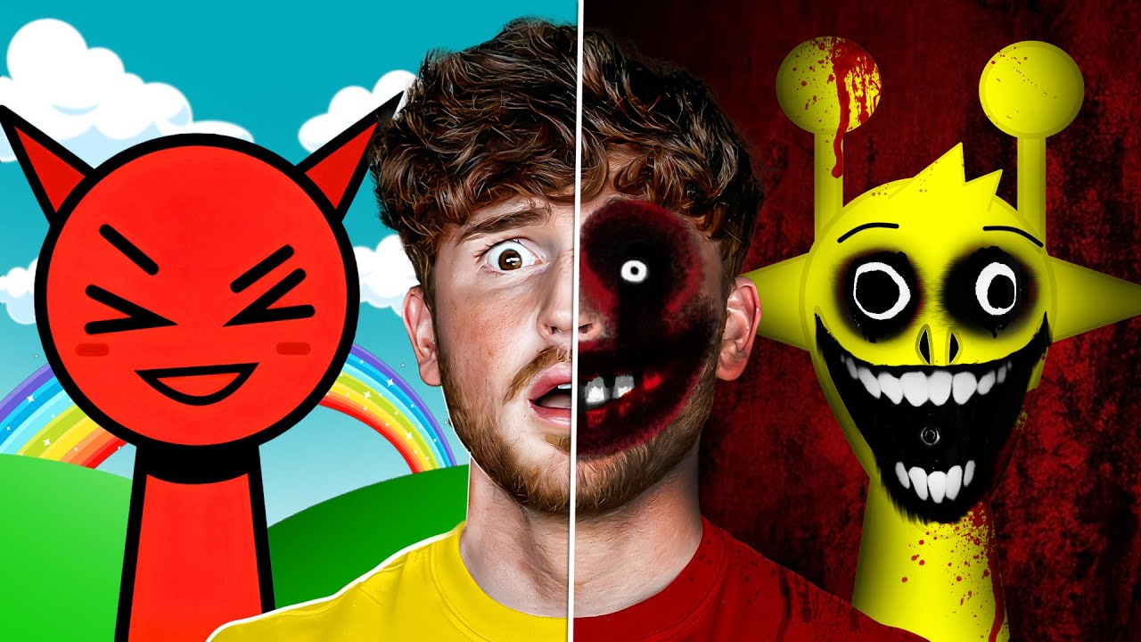The *NEW* Sprunki Is CREEPY.. background