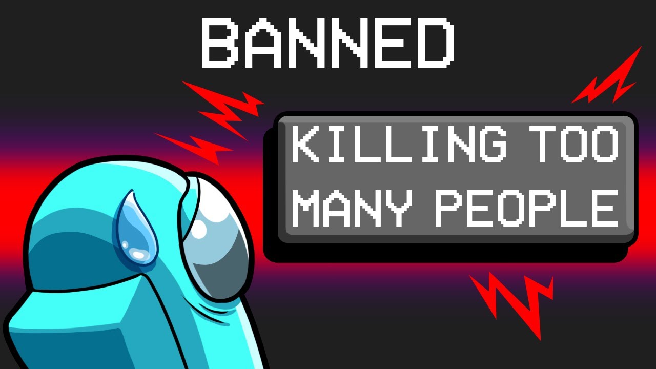 I Got BANNED in Among Us background