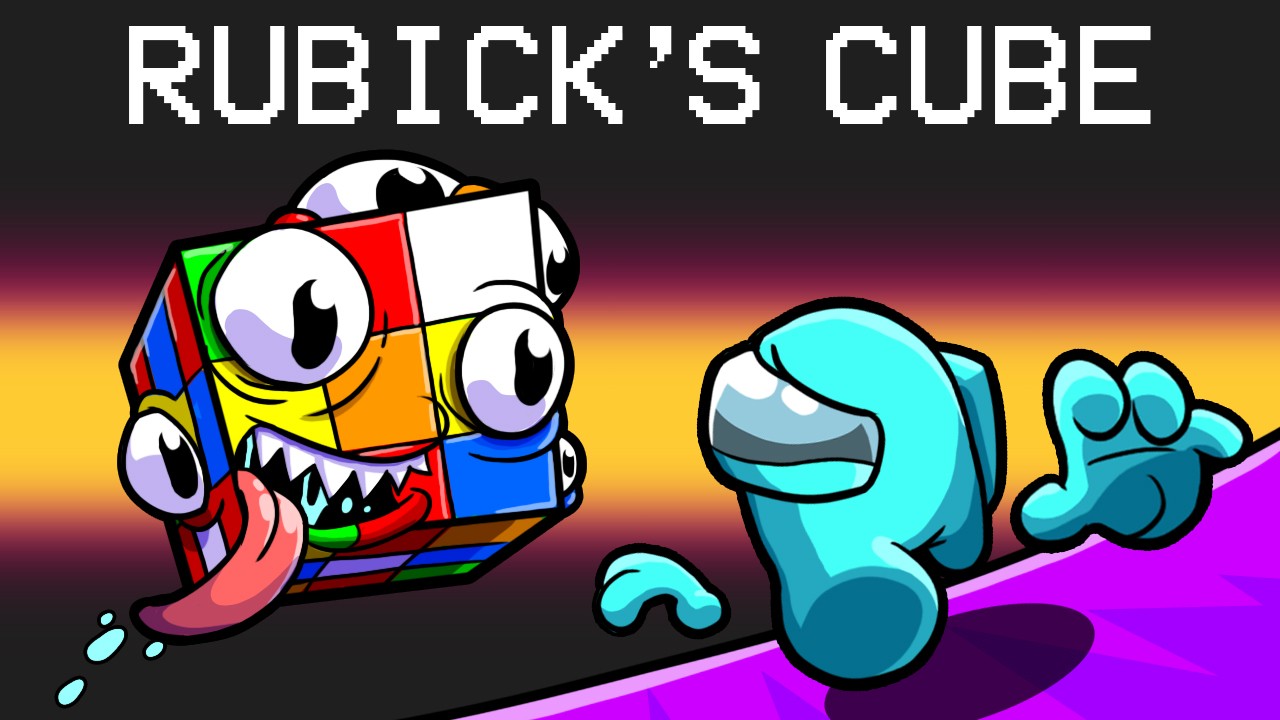 Rubiks Cube Imposter in Among Us backdrop