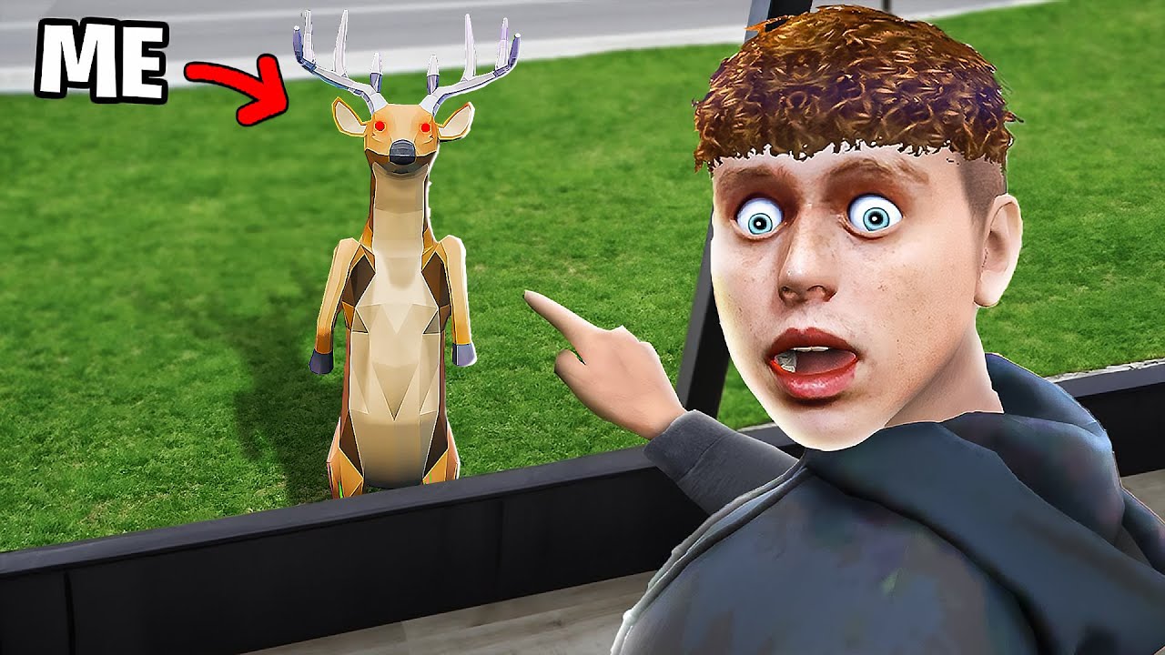 Trolling Little Bro as a DEER in Hilarious Game!