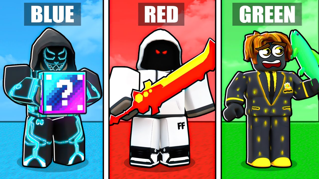 Roblox Bedwars But ONLY ONE COLOR.. background