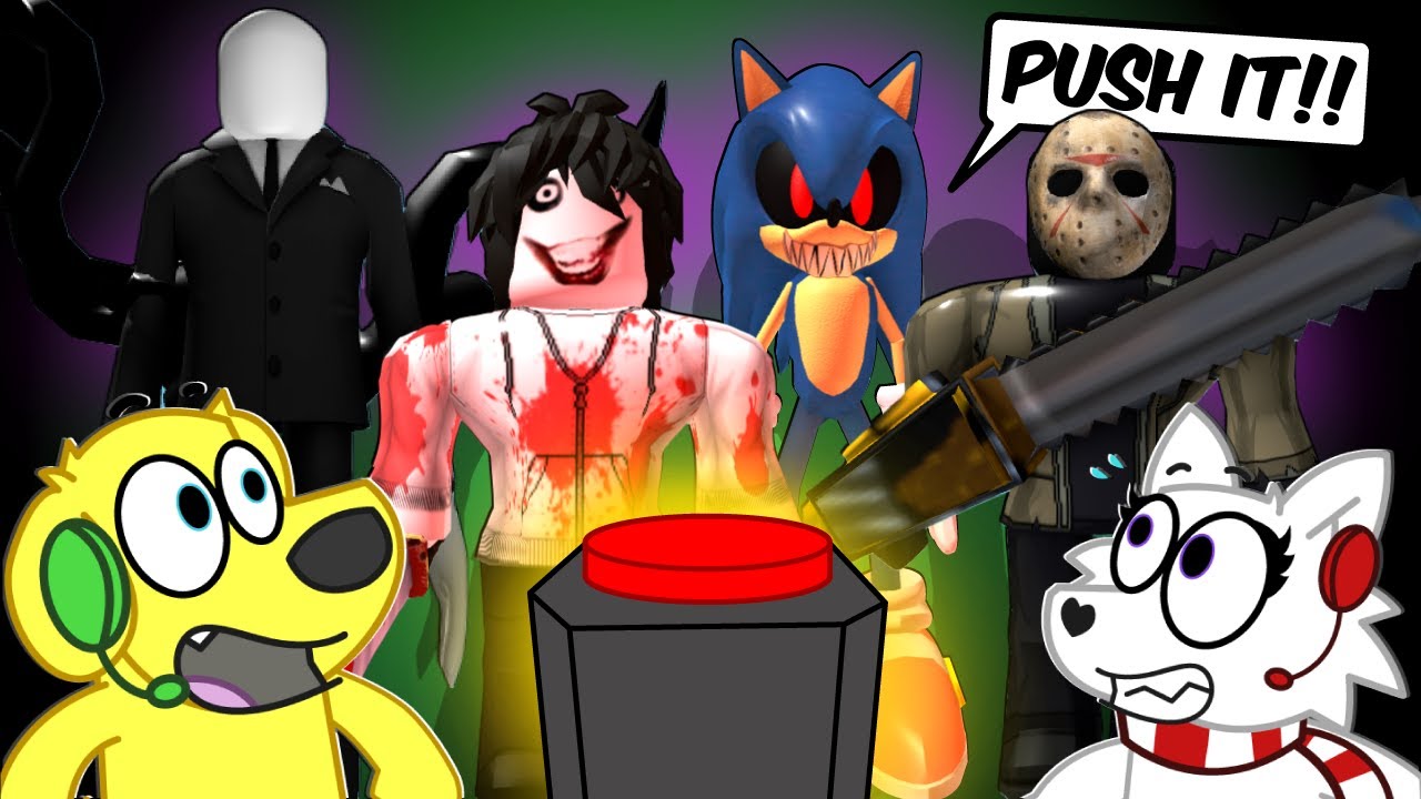 DON'T PRESS THE HORROR BUTTON background