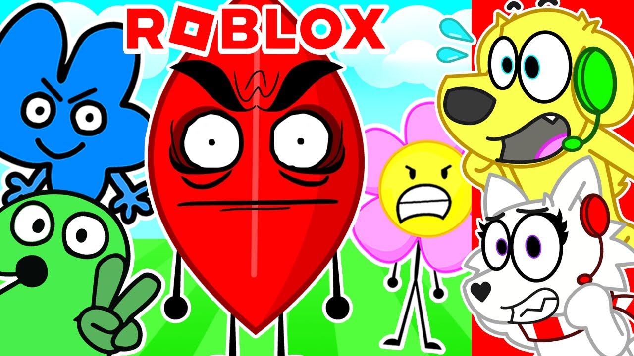 ROBLOX BFDI TAKE OVER!! Escape EVIL LEAFY Roblox BFDI Obby background