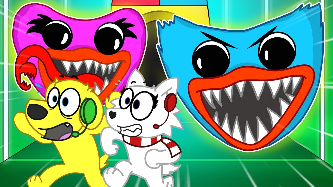ESCAPE HUGGY WUGGY RUNNING HEADS ON ROBLOX ! Poppy Playtime Running Head Survival background