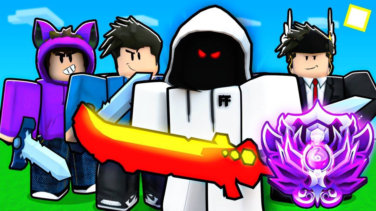 I Got NIGHTMARE RANK With This NEW TEAM.. (Roblox Bedwars) background