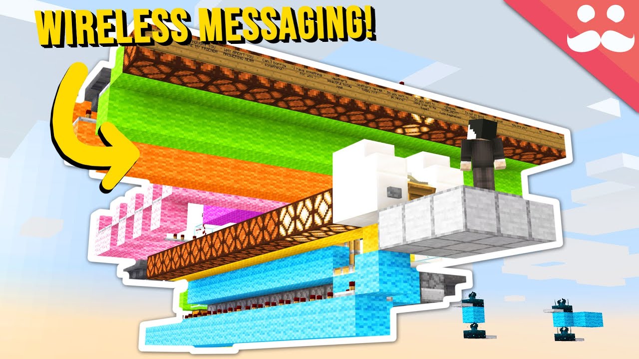 WIRELESS Messaging in Minecraft 1.17 backdrop
