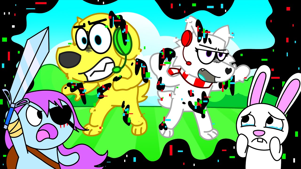 WE'RE PIBBY CORRUPTED!! Roblox Learning With Pibby INFECTION... background