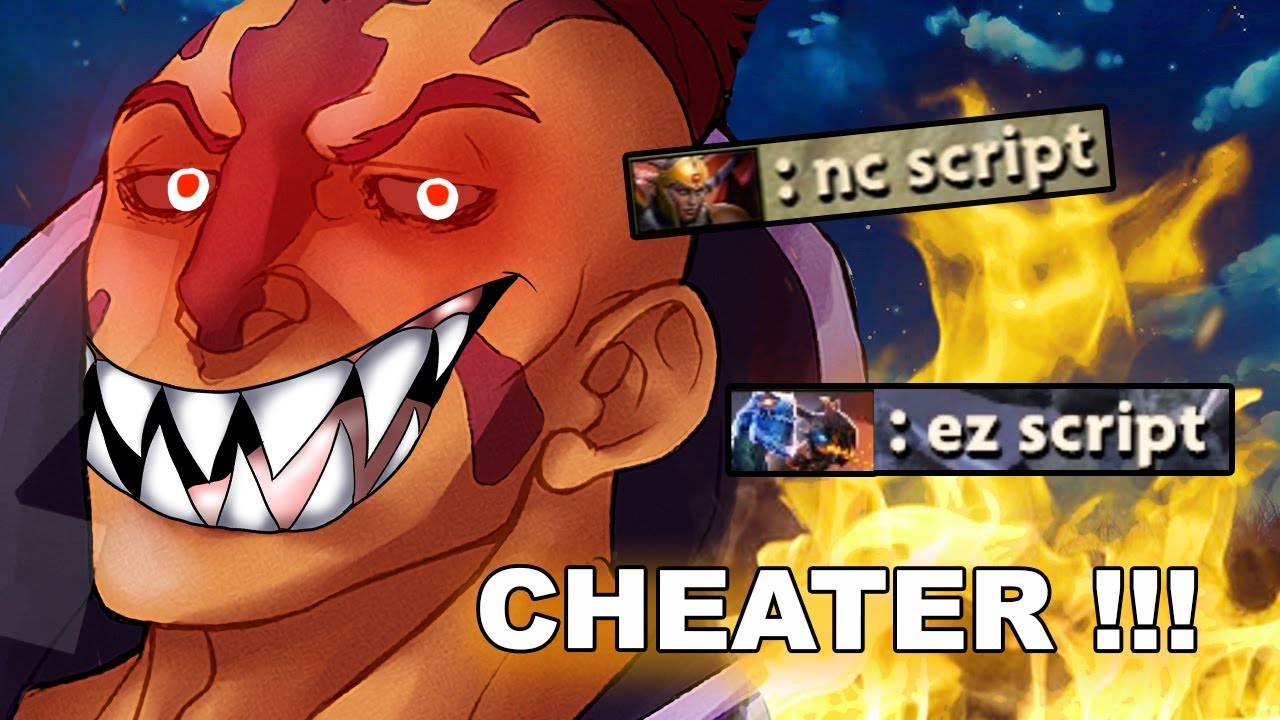 Dota 2 Cheater Busted - AM MAPHACK + FULL PACK OF SCRIPTS !!!