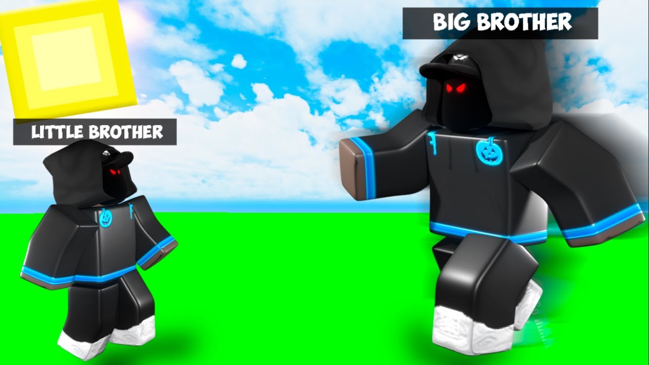 My LITTLE BROTHER CHALLENGE Me To A 1v1.. (Roblox Bedwars) background
