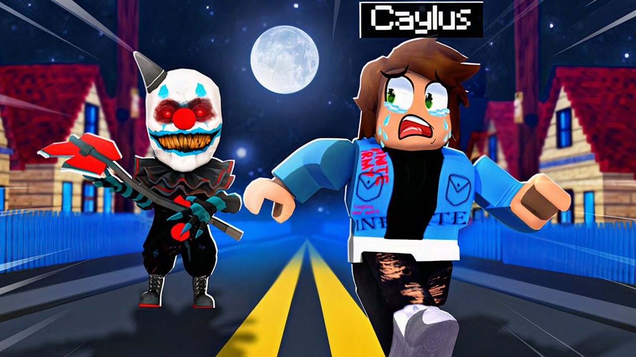 escape the killer clown in roblox..