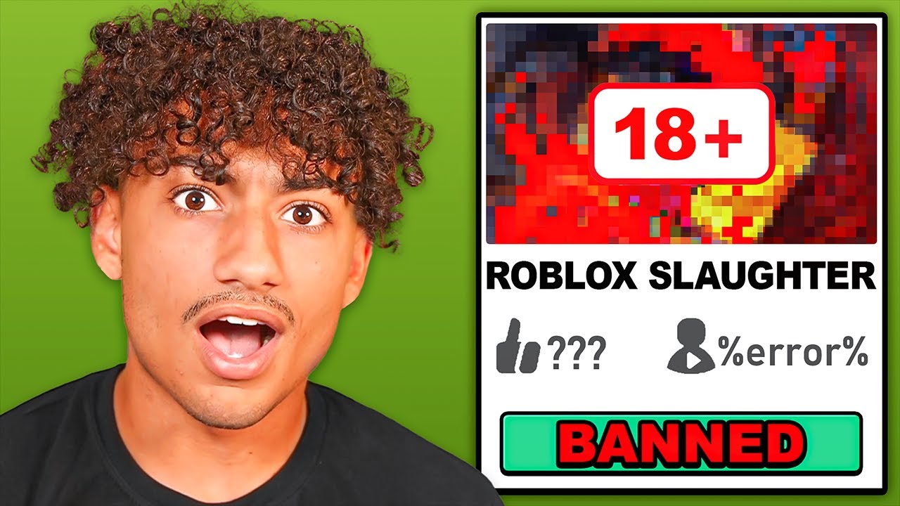PLAYING THE MOST BANNED ROBLOX GAME!! background
