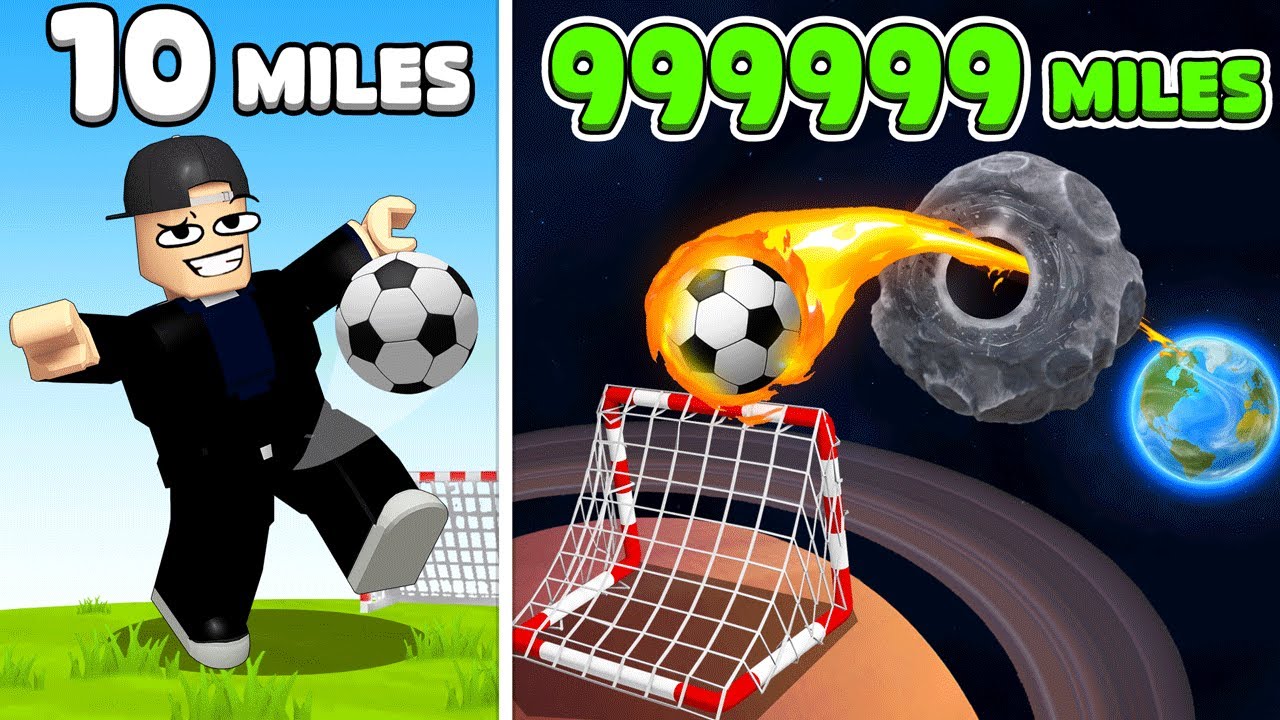 Kicking a Ball 4,837,162 Miles Around The World in Roblox background