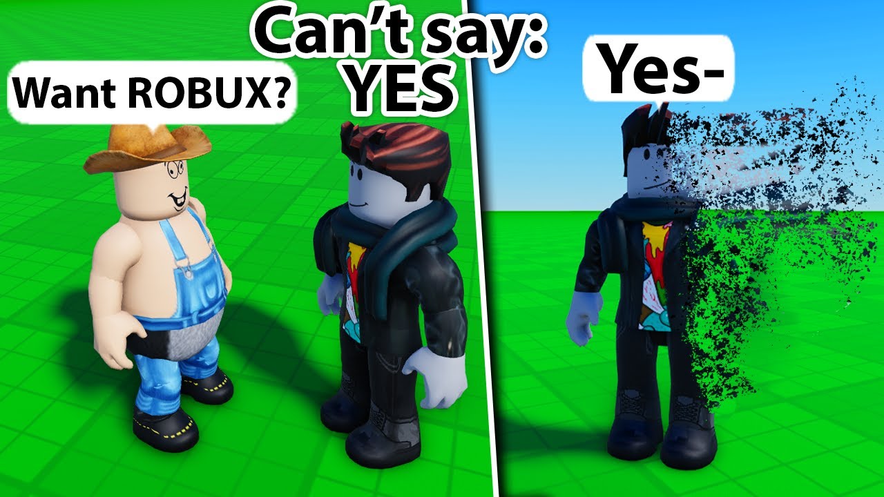Roblox CAN'T SAY THE WORD... (tricking people) background