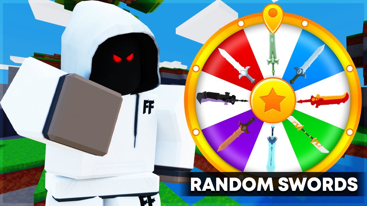 The Random Sword CHALLENGE.. (Roblox bedwars) background