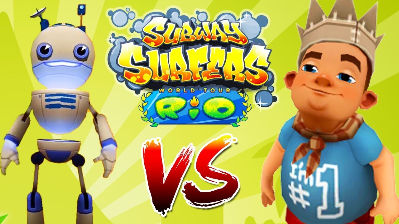 Subway Surfers World Tour (Rio) Tagbot VS King | Android Gameplay | Friction Games