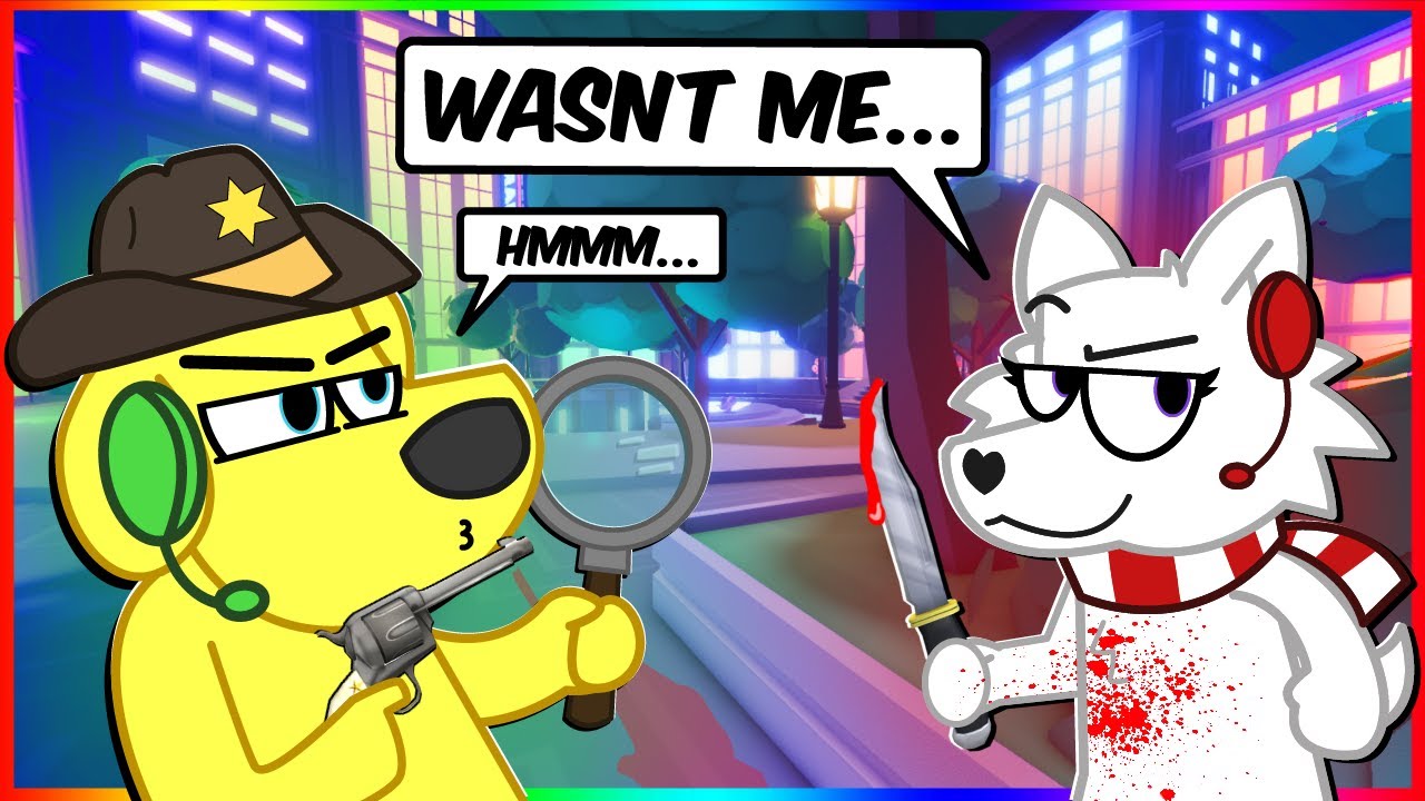 WHO is the SECRET MURDERER? Roblox TRAITOR background