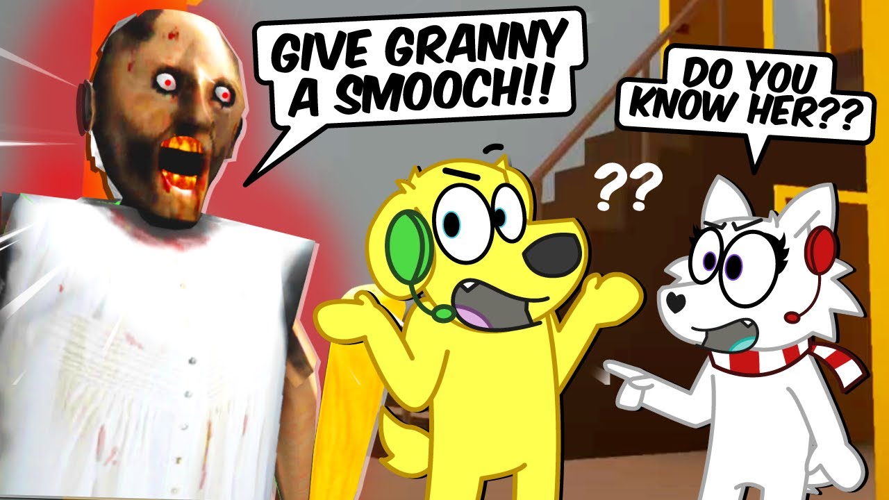 Roblox KITTY but GRANNY IS AFTER US?! Kitty GRANNY EVENT background