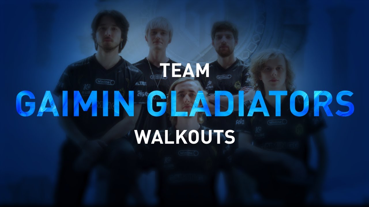 TI12 Gaimin Gladiators - Walkout background