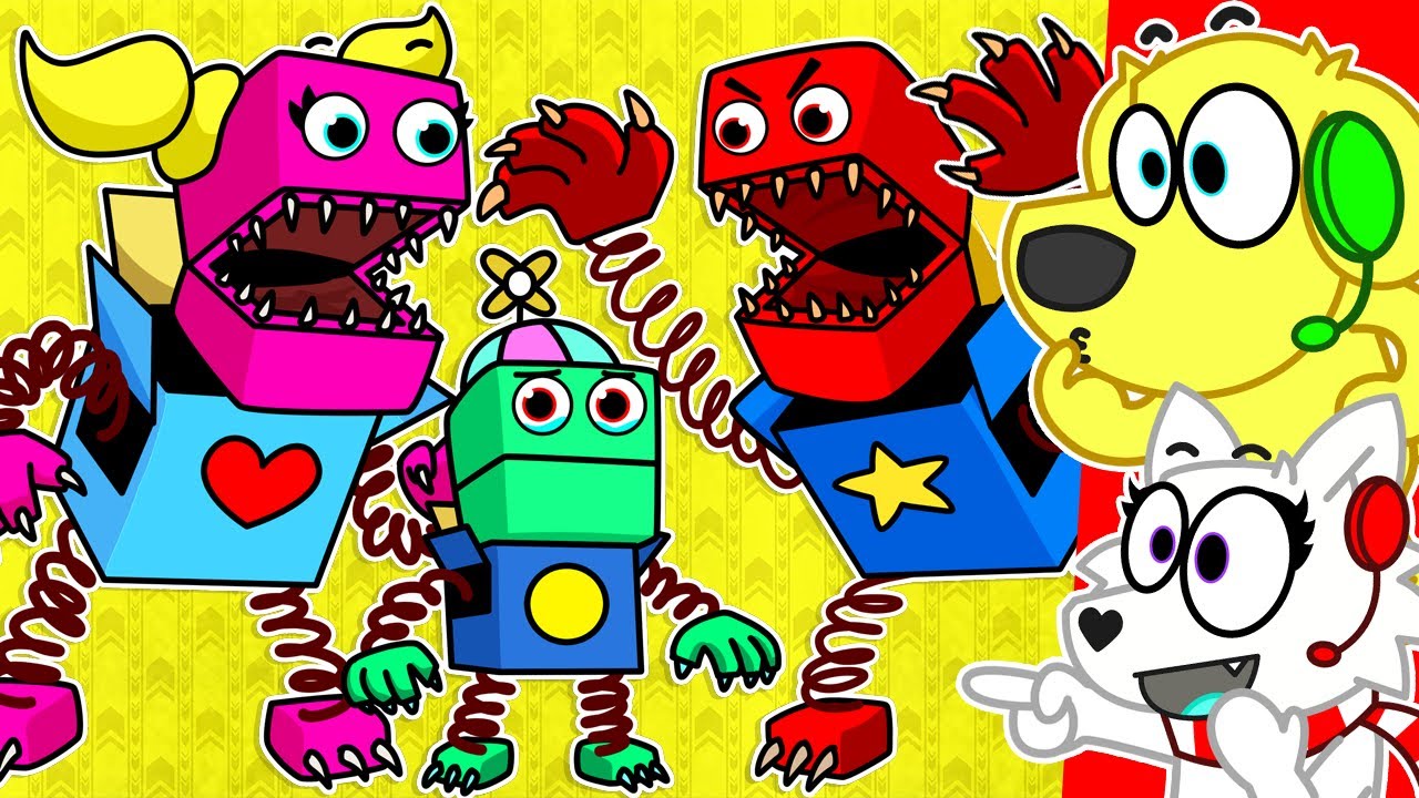 Saving BOXY BOO'S SECRET FAMILY in ROBLOX...