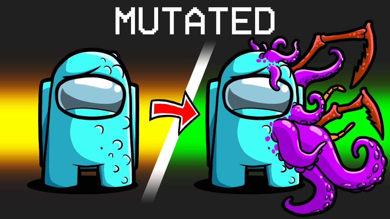 Mutated Imposter in Among Us backdrop