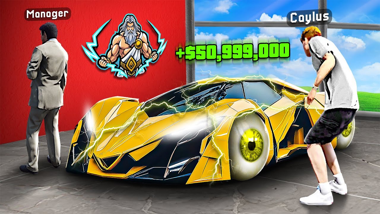 Stealing Every GOD CAR From Dealership in GTA 5!