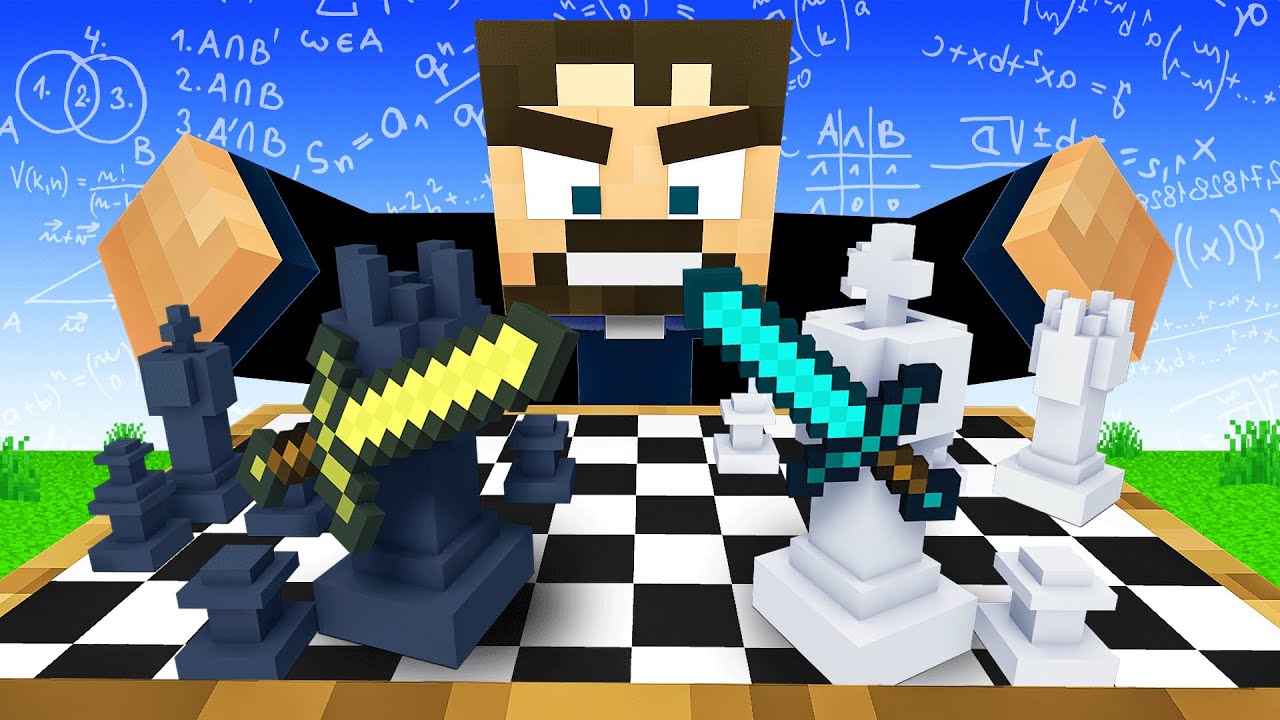 I Play FPS Chess in Minecraft background