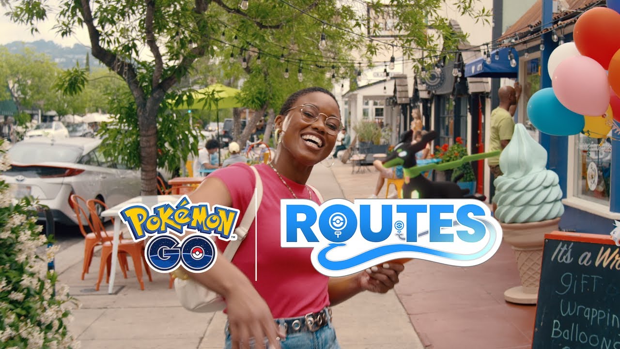 Chart New Paths in Pokémon GO with ROUTES background