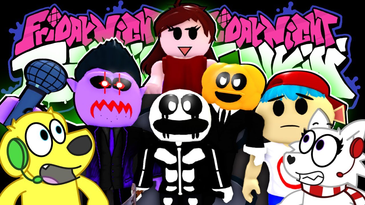 ROBLOX FRIDAY NIGHT FUNKIN INFECTION! Nighty Funk FNF Piggy Game background