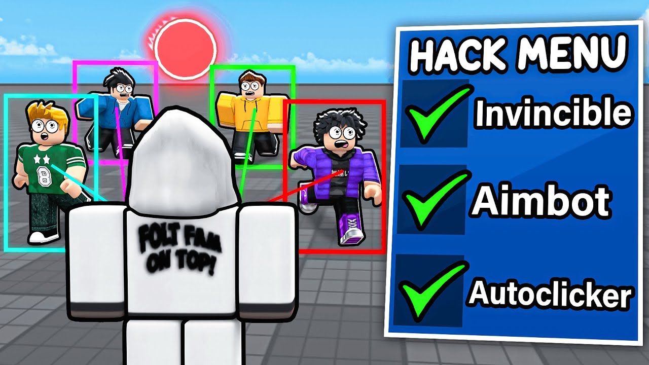TROLLING With FAKE HACKS In Roblox BLADE BALL..