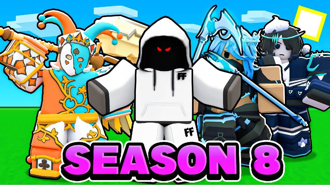WINNING With EVERY Kit In Season 8 BATTLEPASS.. (Roblox Bedwars) background