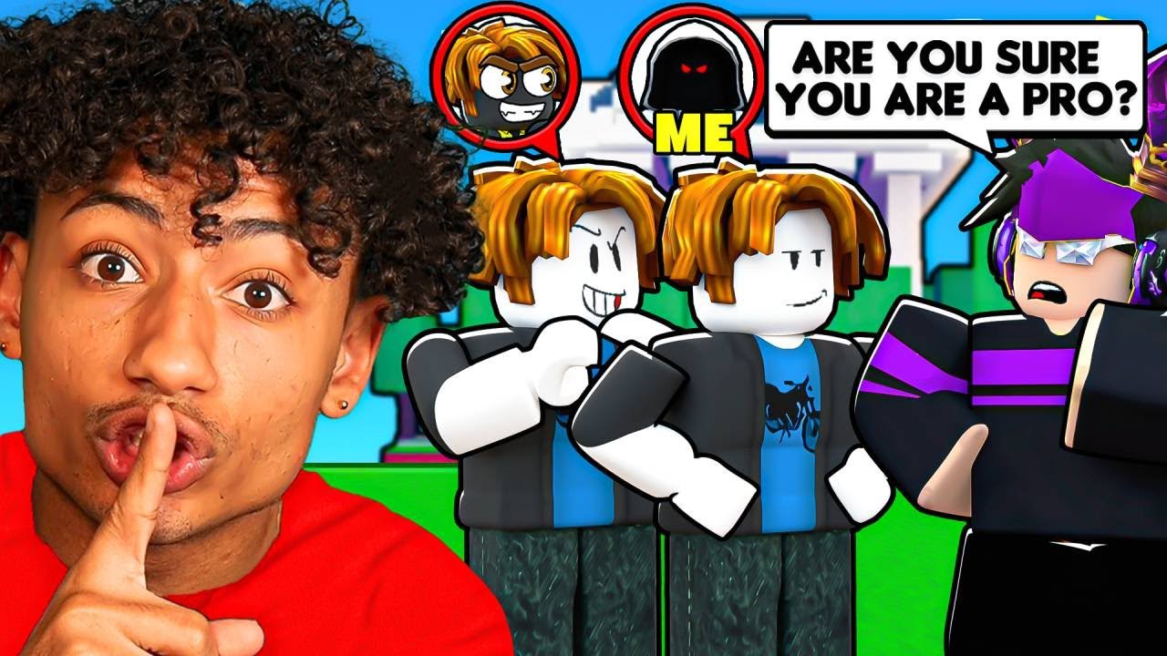 We Went UNDERCOVER And Tried Out For A PRO CLAN.. (Roblox Bedwars) background
