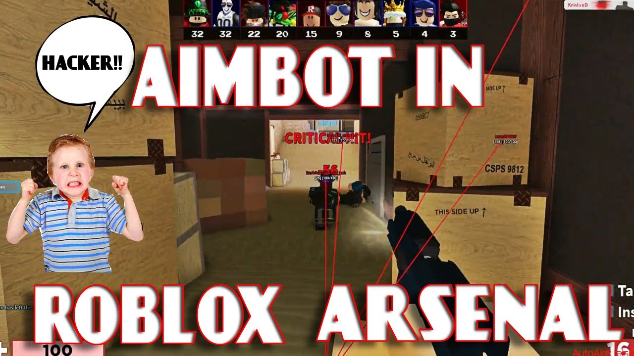 AIMBOT IN ROBLOX ARSENAL..