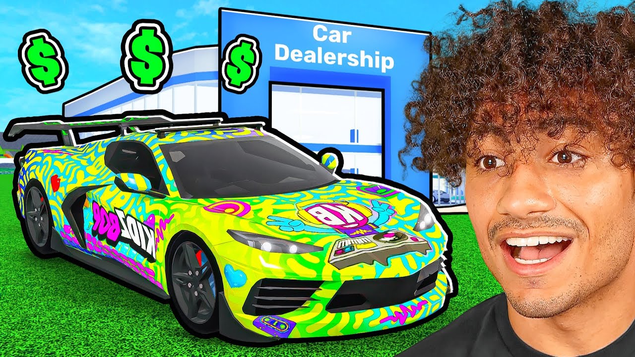 Spending $8,945,395 In Car DEALERSHIP TYCOON.. background