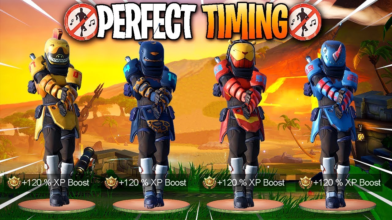 TOP 100 PERFECT TIMING DANCE COMPILATION IN FORTNITE background