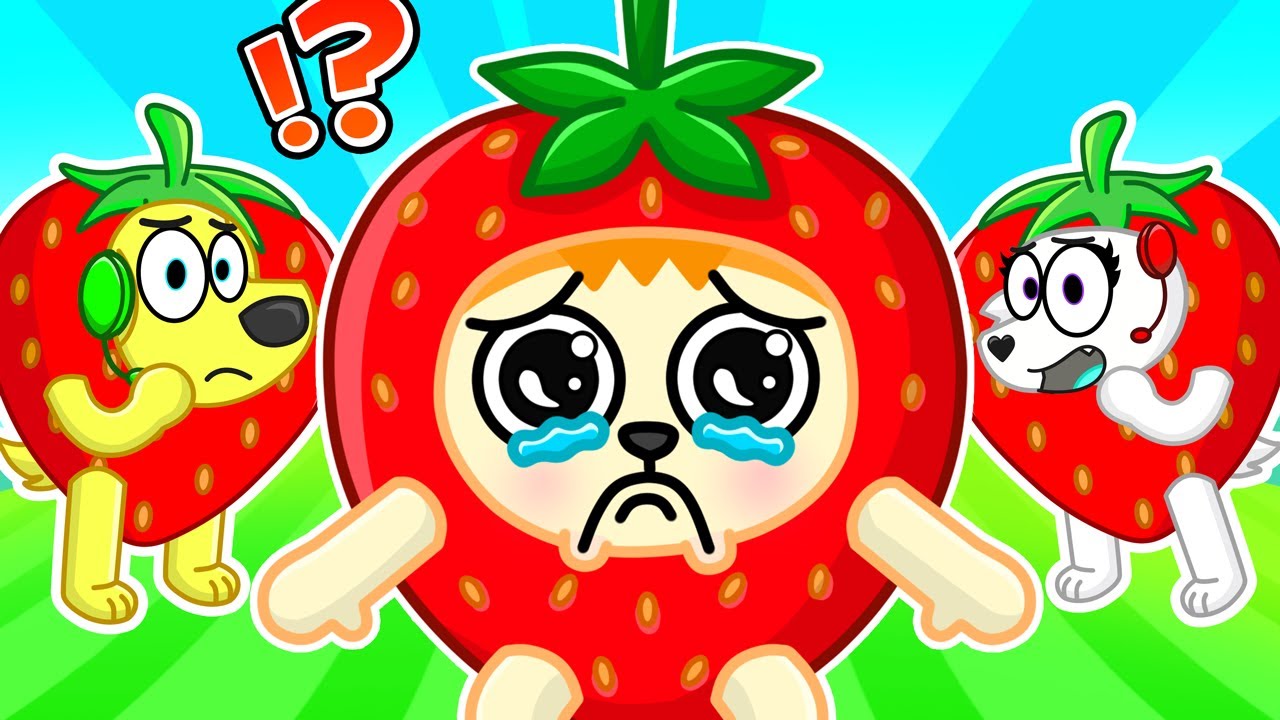 STRAWBERRY CAT IS SO SAD! background