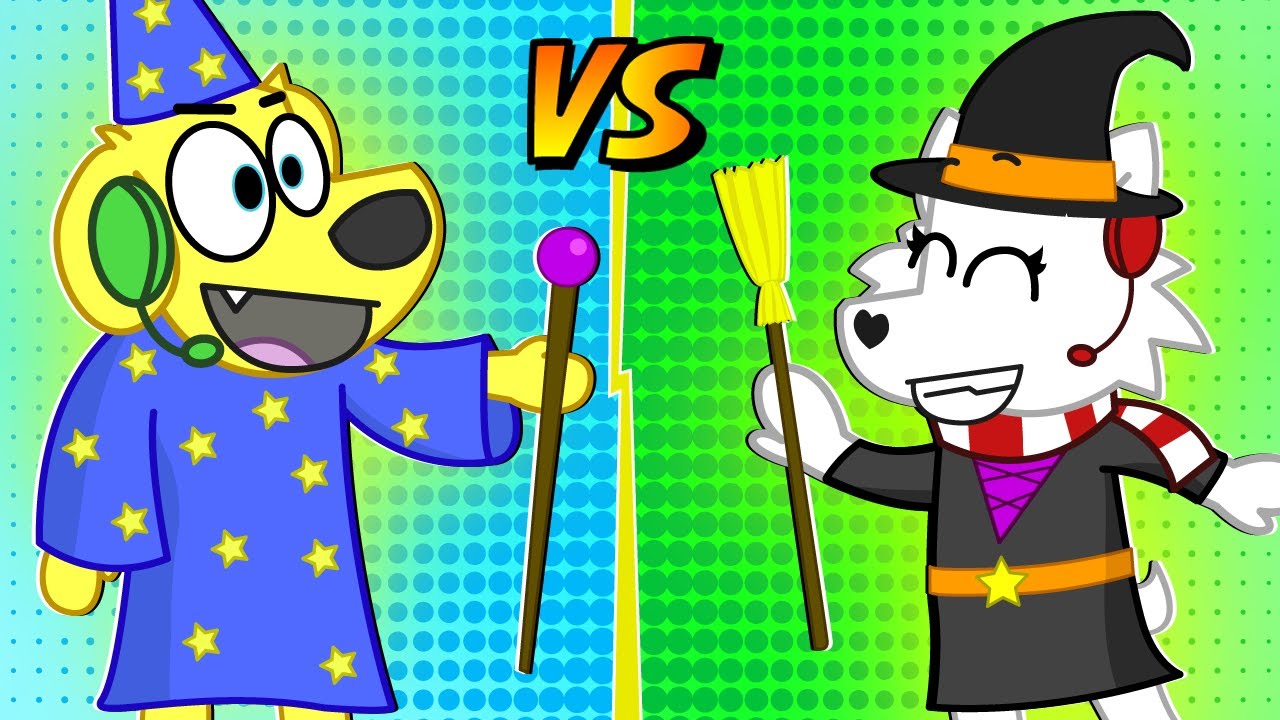WIZARDS vs WITCHES on Roblox WACKY WIZARDS background