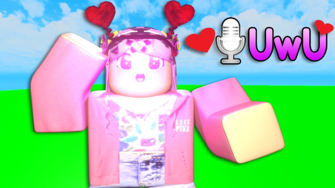 I CARRIED An E-GIRL Using VOICE CHAT.. (Roblox Bedwars)