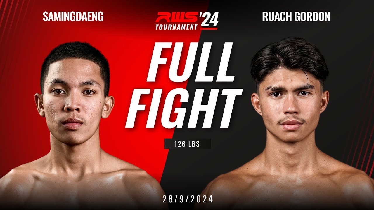 Full Fight l Samingdaeng Wan Kong Ohm MBK vs Ruach Gordon Silapa Thai Gym I RWS backdrop