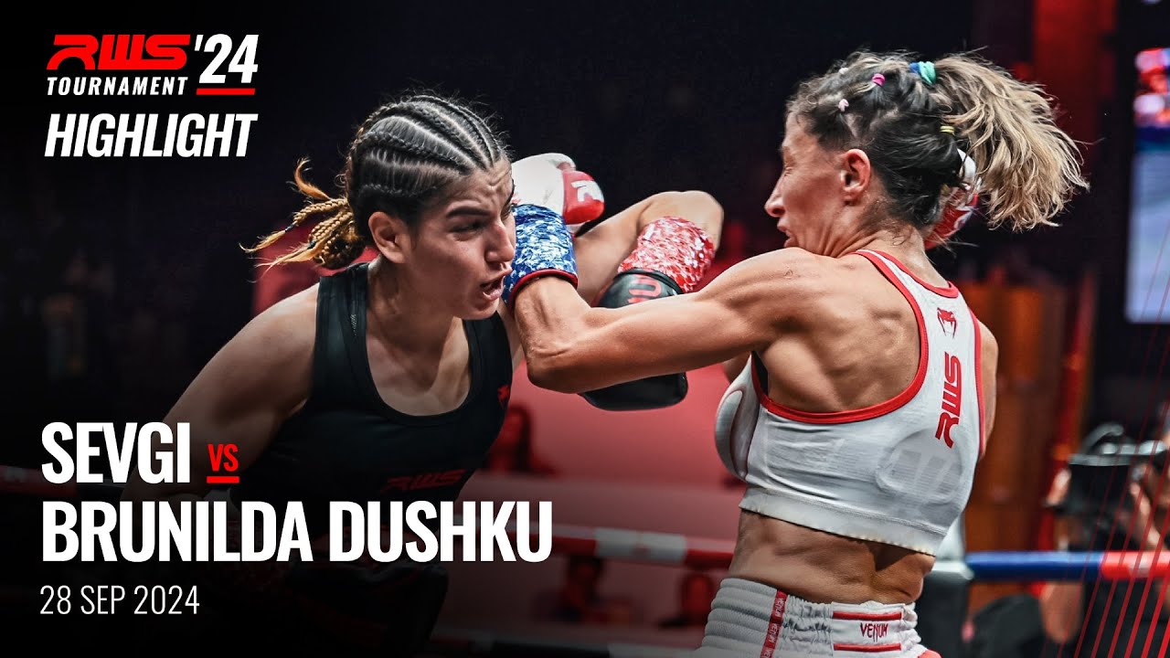 Highlight l Sevgi Venum Muay Thai vs Brunilda Dushku I RWS background