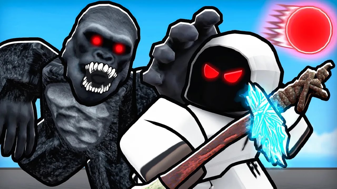 I STOLE KING KONGS AXE.. (Roblox Blade Ball)