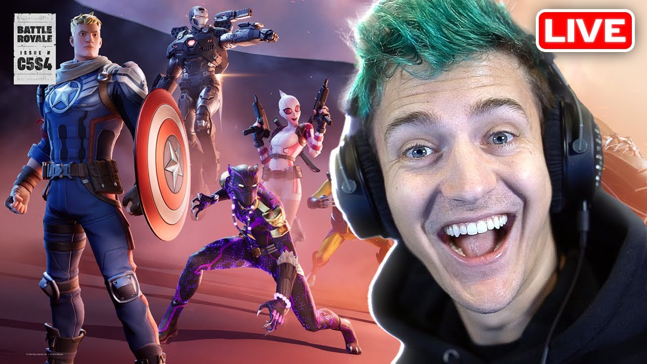 I'm Finally Back - First Fortnite Season 4 Stream đŽ Live background