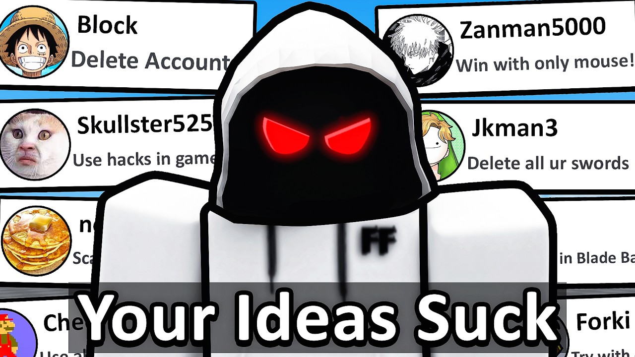 I Tried Your DUMB Blade Ball Ideas.. background