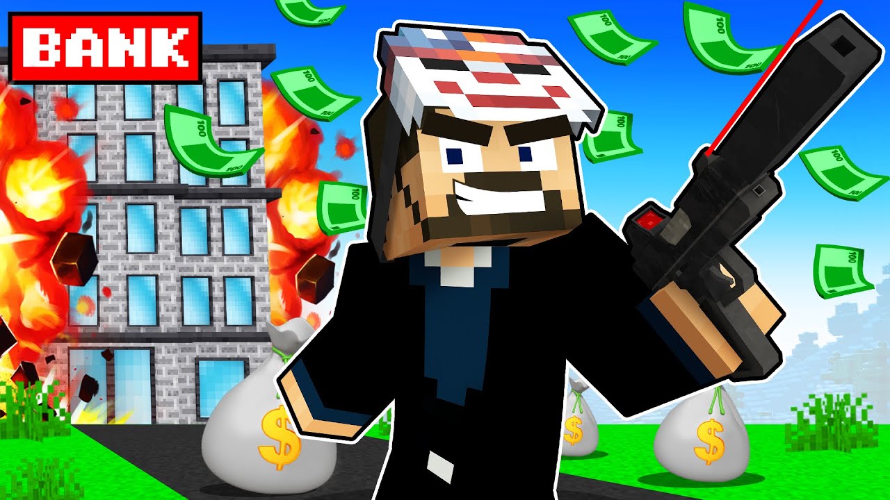 Worlds Greatest Robbery in Minecraft background