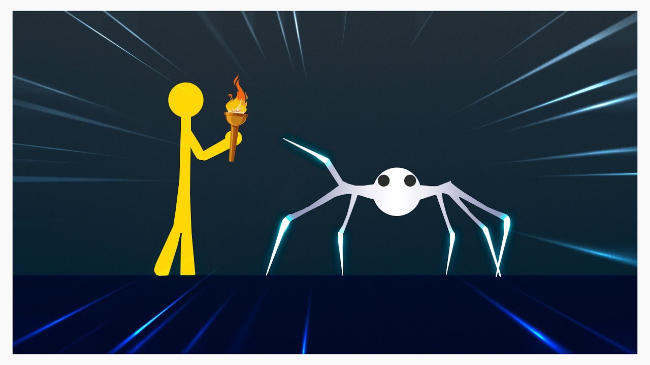 This game is Stick Fight with Spiders background